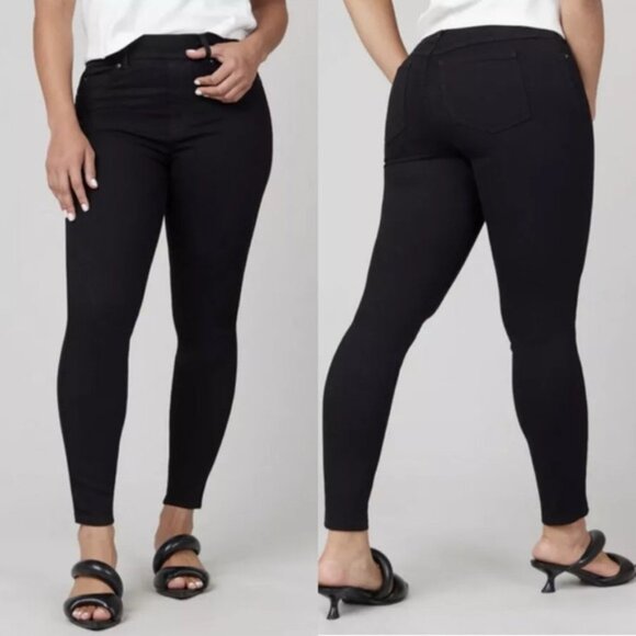 NEW Spanx Women's Ankle Skinny Jeans - 20278R - Clean Black - large - Picture 1 of 6